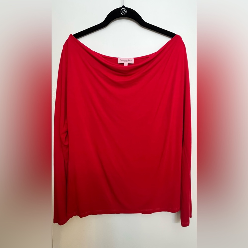 Michael Stars Cowl Neck Long Sleeve Top